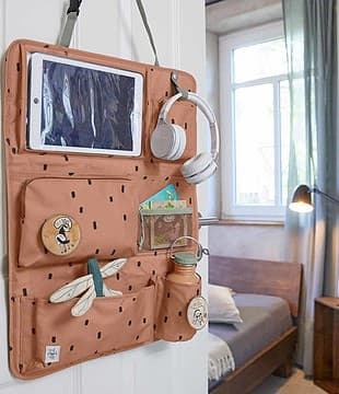 Lassig - Organisateur de Voiture Happy Prints - Caramel