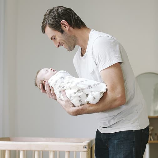 Ergobaby - Couverture d'Emmaillotage - Eléphants