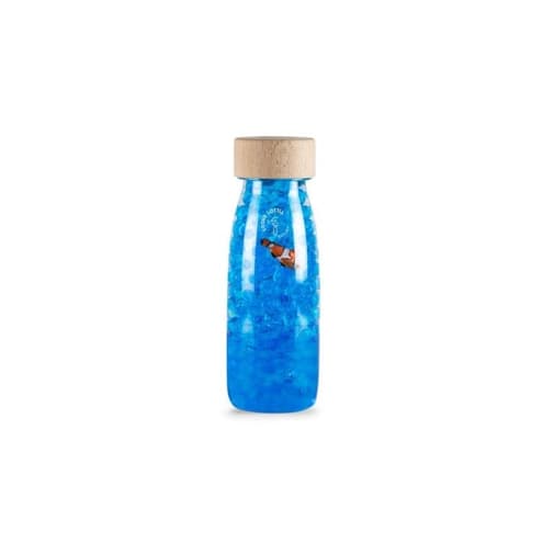 Petit Boum - Bouteille Sensorielle Sound Bleu, Poisson Orange