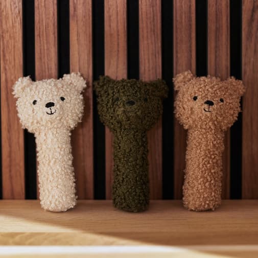 Jollein - Hochet ours Teddy Bear Biscuit