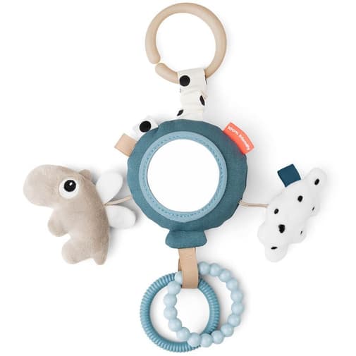 Done by Deer - Miroir d'activité To go Happy clouds bleu