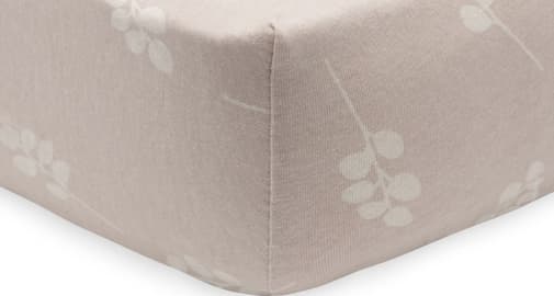 Jollein - Drap housse en jersey Twig Wild Rose (60 x 120 cm)