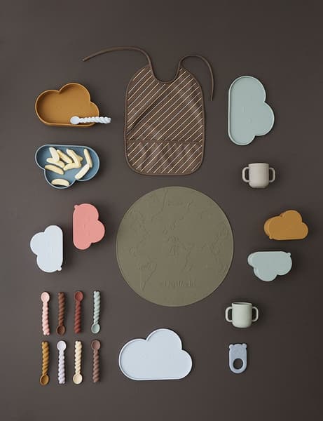 OYOY Living Design - Cuillère multicolore en silicone H2,4x12,7x2,5cm