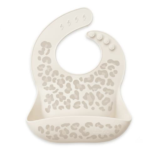 Elhée - Bavoir silicone avec récupérateur Graouu Sand