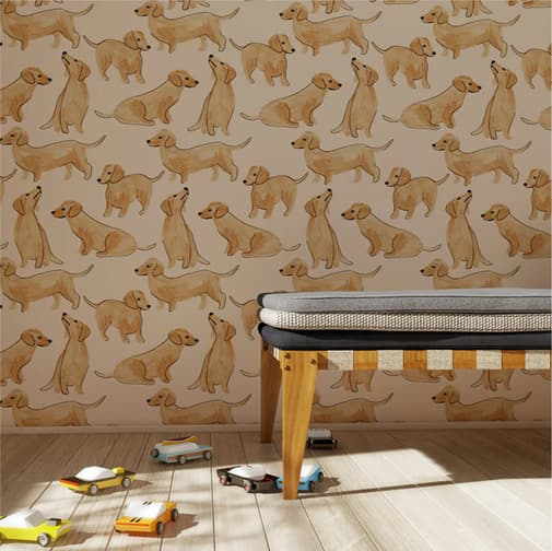 Season Paper - Season Paper - Papier peint Teckels