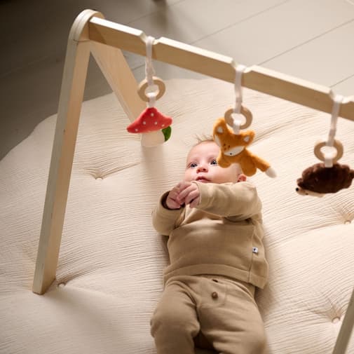 Petite Amélie - Portique D'éveil Bébé «forêt» | Incl. Accessoires | Naturel