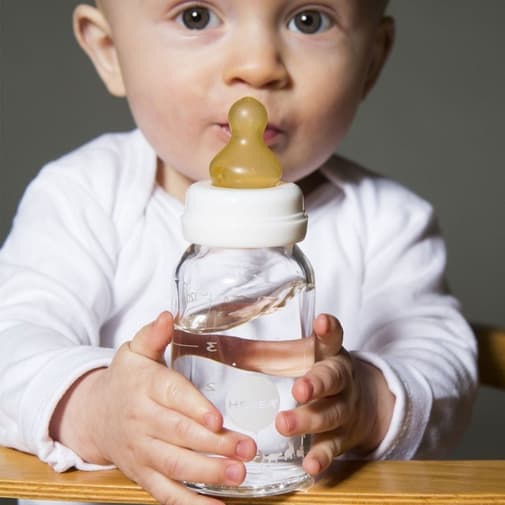 Hevea - Lot de 2 biberons verre 3/24 mois - 120