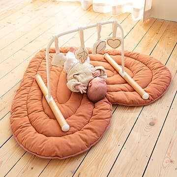 Childhome - Tapis de Jeux Coeur - Terracotta