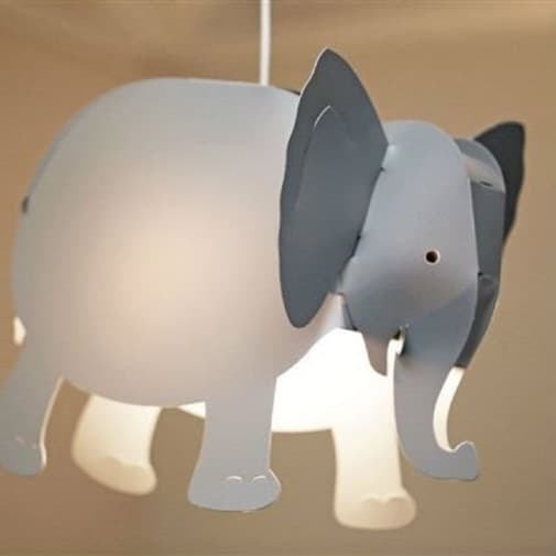 R&M Coudert - Suspension enfants Éléphant Gris 33cm