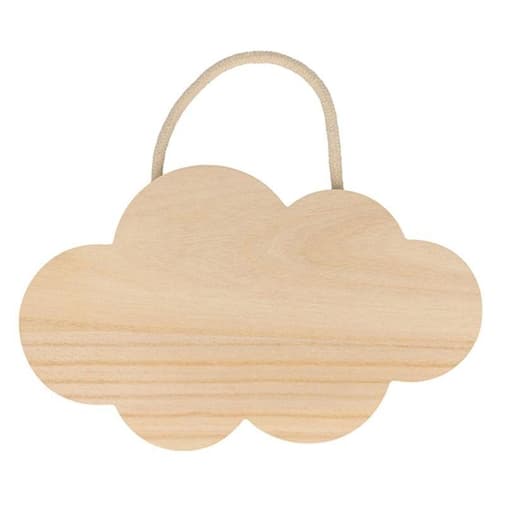 Artemio - Nuage bois à suspendre 25 x 15 cm