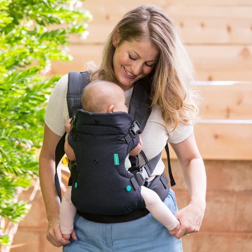 Infantino - Porte Bébé Flip Ergo 4 en 1 denim noir