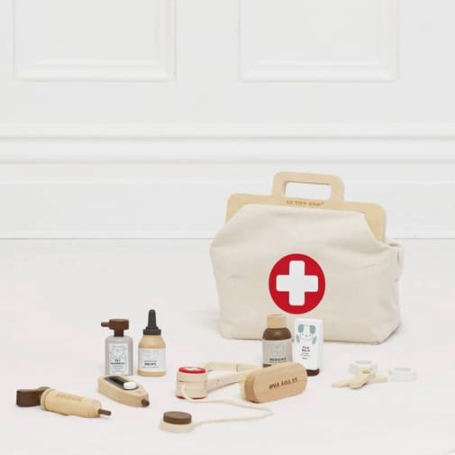 Le Toy Van - Mallette de vétérinaire en bois FSC