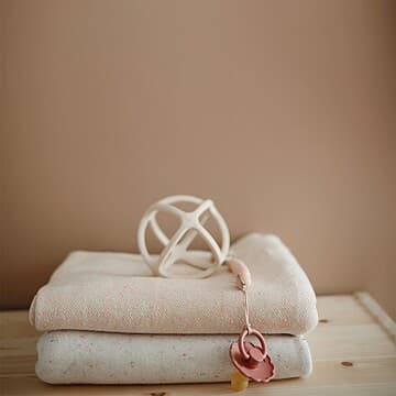 Mushie - Attache Tétine Halo - Blush