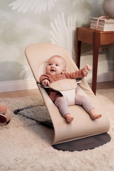 BabyBjörn - Transat Balance Soft - Kaki/Beige / Tissé / Gris foncé