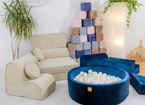 MeowBaby - Pouf Chambre Enfant - Fauteuil Poire Confortable