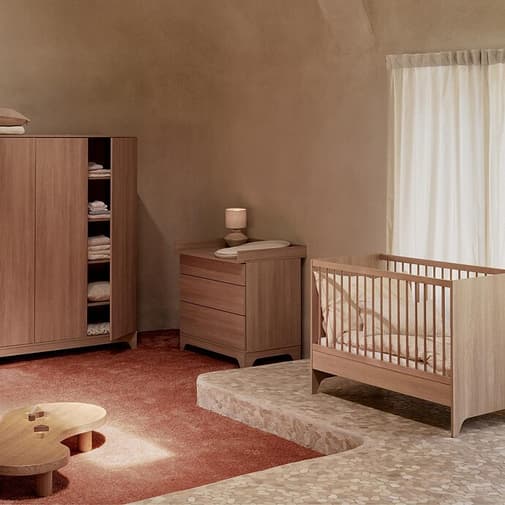 Quax - Lit Bébé Evolutif Tsugi Honey Ash - 120 x 60 cm
