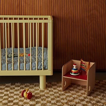 Karl & Fric - Lit Bébé Evolutif Nox Jaune - 60 x 120 cm