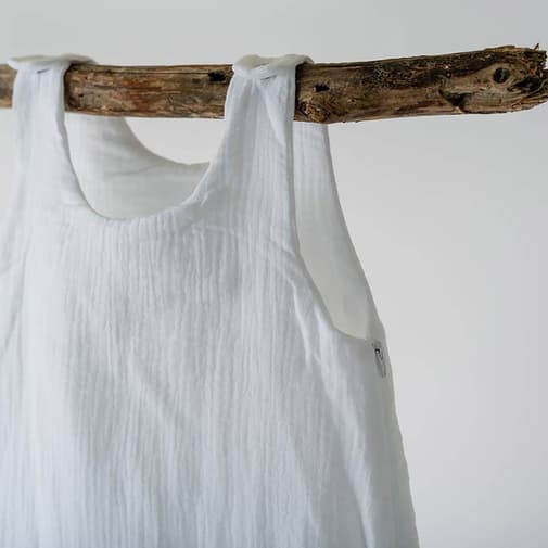 Papate - Gigoteuse Été En Coton Bio Blanc