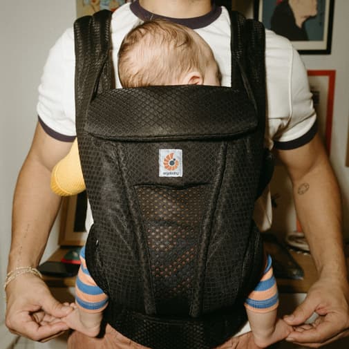 Ergobaby - Porte-bébé Omni Deluxe Mesh Onyx Black