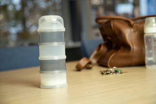 Alecto - Boîte Doseuse De Lait Empilable Transparent