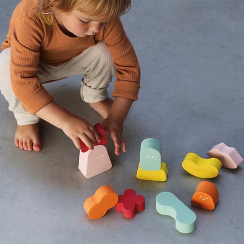 Quut - Blocs de construction en mousse Blokki Corail