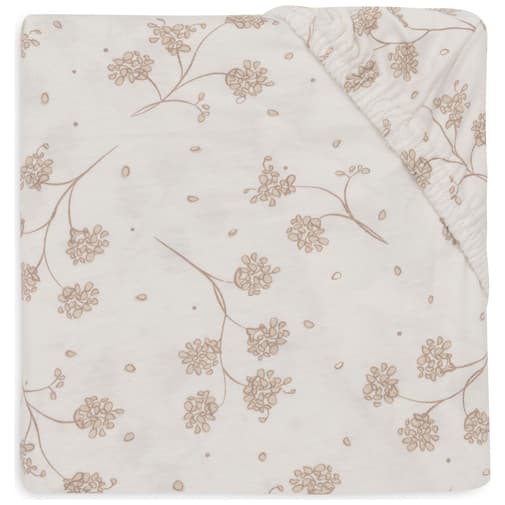 Jollein - Drap housse en jersey Leafy Dreams (60 x 120 cm)