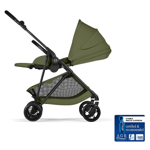Cybex - Poussette Citadine Ultra Légère Melio Carbon 2026 Moss Green