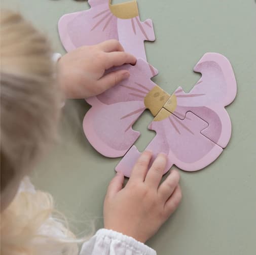 Little Dutch - Little Dutch - Puzzle 6 en 1  Flowers & Butterflies
