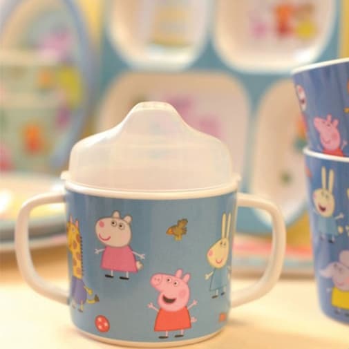 Petit Jour - Tasse deux anses avec bec amovible peppa