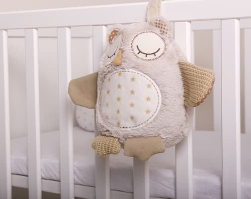 Cloud B - Peluche musicale bruit blanc hibou rêveur Smart Sensor