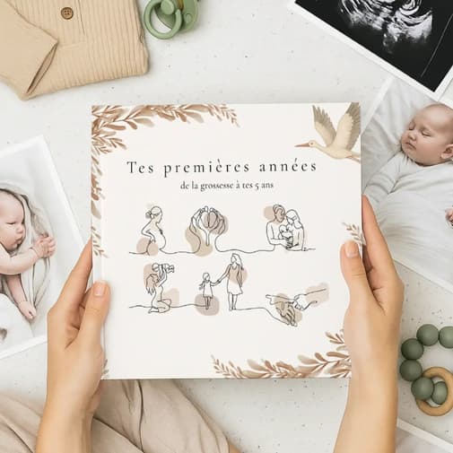 Keep love - Livre de naissance - De la grossesse à tes 5 ans