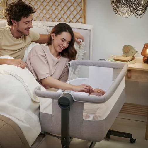 Kinderkraft - Lit cododo 2en1 NESTEE UP 2 gris clair