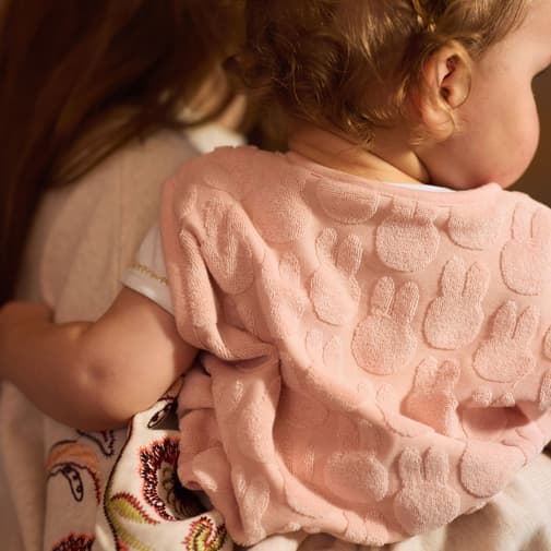Jollein - Gigoteuse légère jersey Miffy Terry Wild Rose TOG 0,5 (3-6 mois)