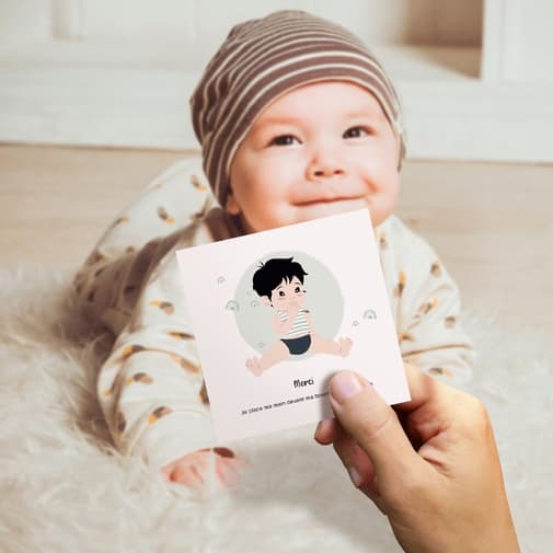 L’Atelier Gigogne - Pack 3 lots cartes bébé signe – family