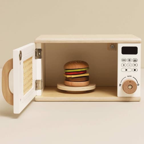 Le Toy Van - Four À Micro-ondes En Bois Blanc