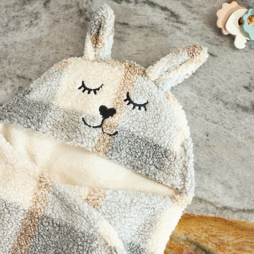 Jollein - Couverture Portefeuille Bunny - Check Boucle