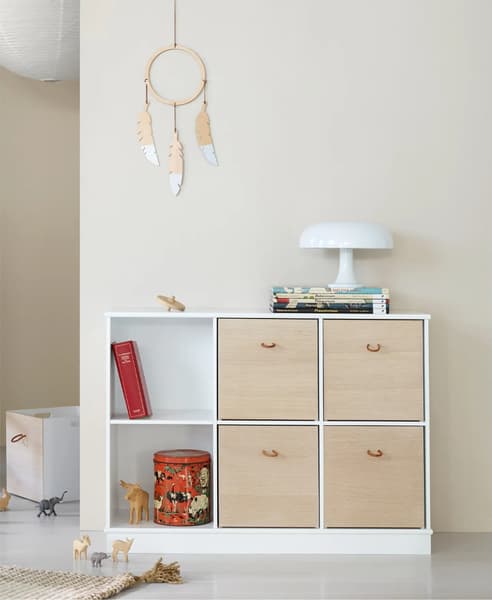 Oliver Furniture - Oliver Furniture - Etagère Wood 3x2 horizontale, avec socle