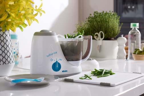 Béaba - Robot Cuiseur 4 En 1 Contenance 800 Ml Babycook Original Gris Bleu