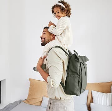 Lassig - Sac à dos à langer Rolltop Up
