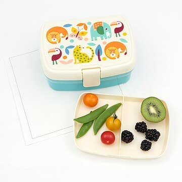 Rex London - Boîte à Goûter avec Plateau Amovible - Wild Wonders