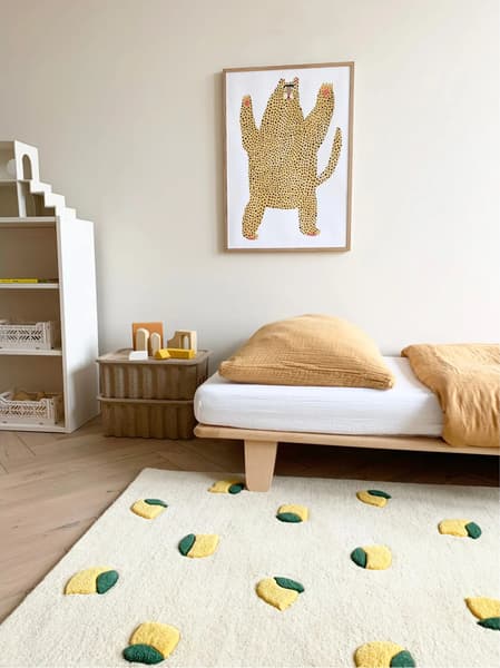 Maison Deux - Maison Deux - Tapis Citrons en laine