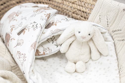 Mon Lit Cabane - - Gigoteuse d'Emmaillotage Forest Friends - Blanc