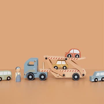 Little Dutch - Camion porte-voiture en bois