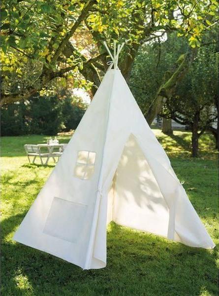 Roba - Tente De Jeu Indienne Tipi + Sac De Transport Blanc Cassé / Beige