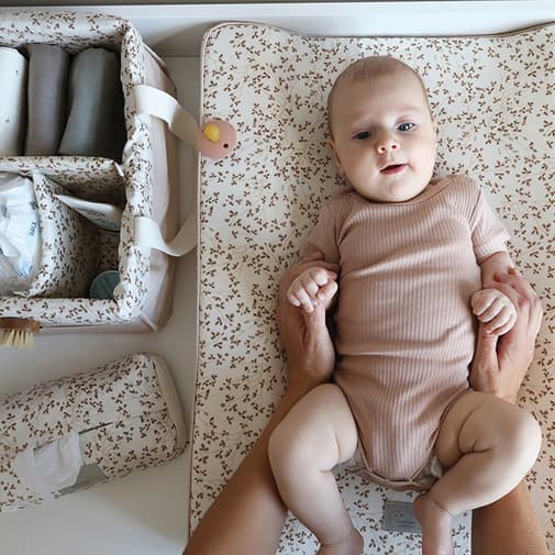 Cam Cam Copenhagen - Pochette à lingettes Lierre