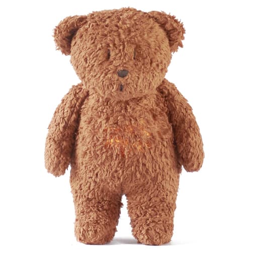 moonie - Peluche Veilleuse Musicale Ourson Moonie - Caramel