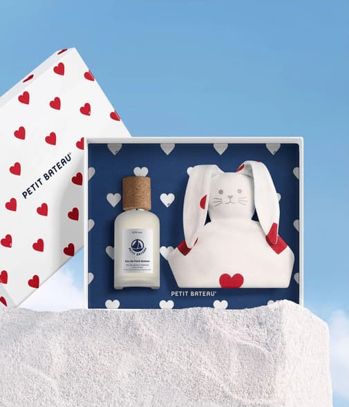 Petit Bateau - Petit Bateau - Coffret de naissance parfum et doudou