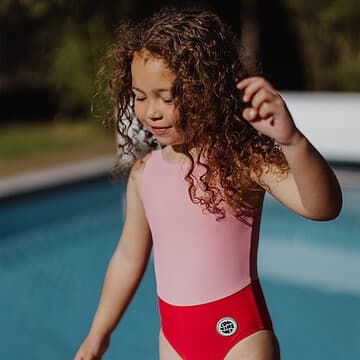 Hello Hossy - Maillot de Bain Mini Framboise - 1/2 Ans