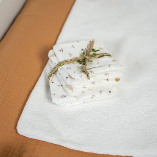 Sevira Kids - Lingettes bébé lavables 8 pièces