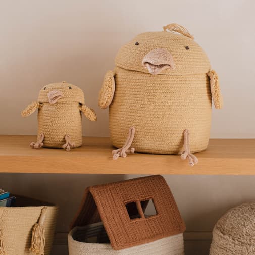 Lorena Canals - Panier Mini Charlie le Poulet Ø15 x 15 cm